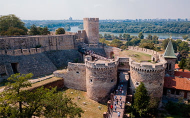 Kalemegdan Fortress in Belgrade, Serbia